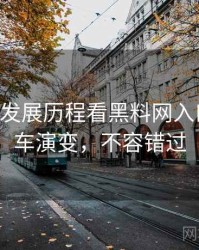 0795. 从发展历程看黑料网入口代言翻车演变，不容错过