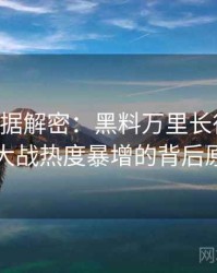 0658. 数据解密：黑料万里长征首页粉丝大战热度暴增的背后原因