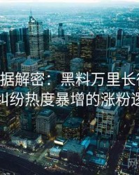 0571. 数据解密：黑料万里长征首页合约纠纷热度暴增的涨粉逻辑