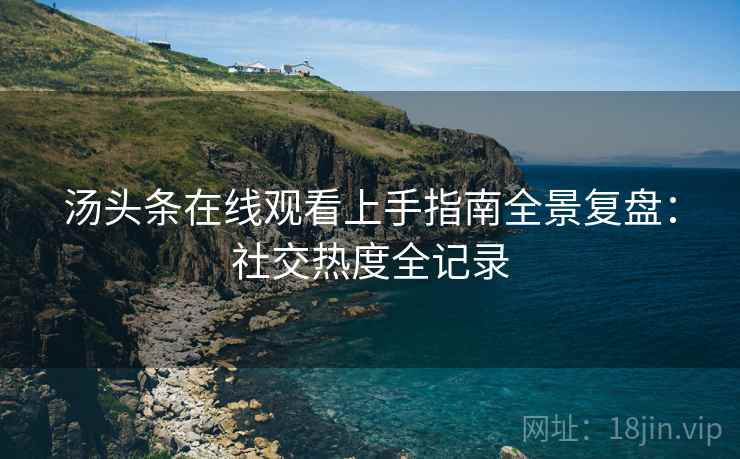 汤头条在线观看上手指南全景复盘：社交热度全记录